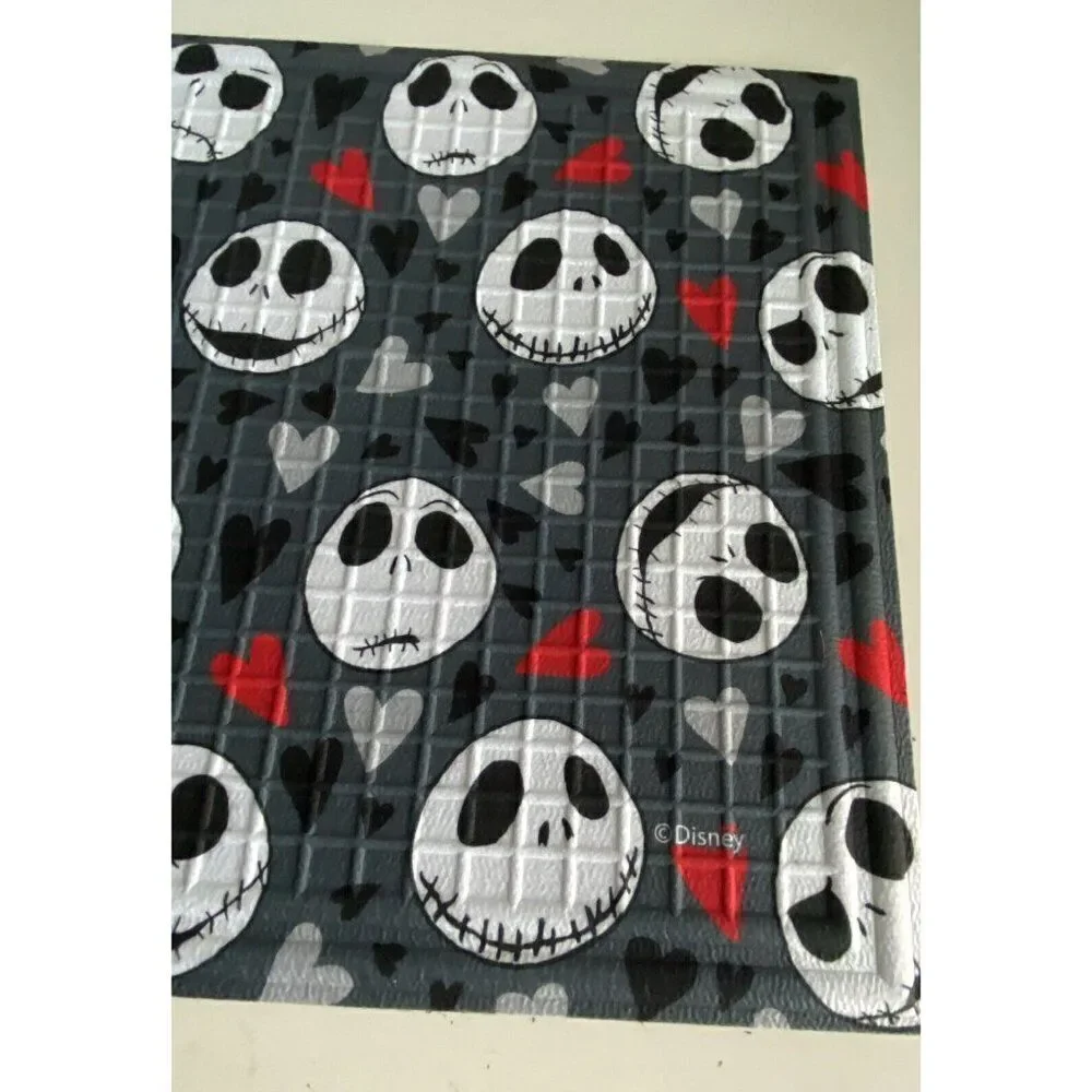 Nightmare Before Christmas Jack Skellington Valentines Rubber Outdoor Mat 18x30”